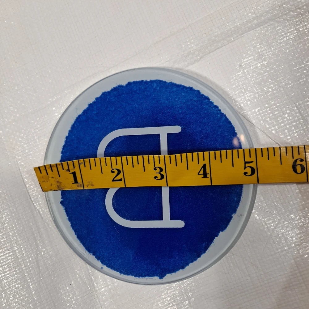 West Elm Blue Monogram B Ceramic Trinket Dish